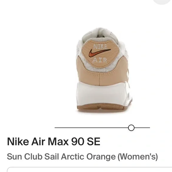 Nike Air Max 90 SE Women's Sneakers 7.5 Sun club sail - Picture 4 of 16